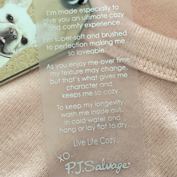 NWT PJ Salvage “Zzz’s The Day” Lounge Top - Picture 7 of 14